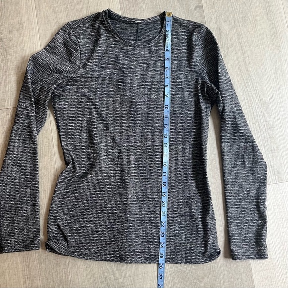 Lululemon Women's 8 - Coco Pique Black White Kitsilano Long Sleeve - Picture 7 of 7